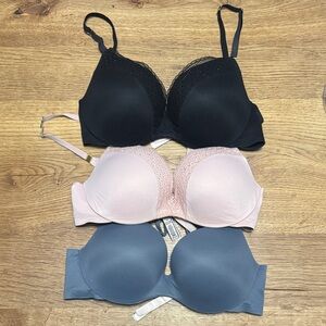 Bundle of 3 Victoria’s Secret Push-up Bras